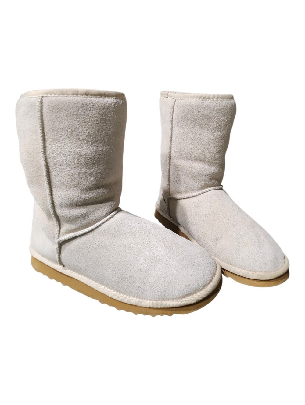 Vintage UGG Australia Classic Tall Suede Shearling Boots Size 10 (Style 5825)